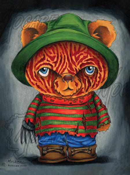Freddy Bear - 4.5" x 6" Cardstock