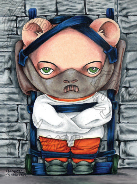 Hannibal Bear - 4.5" x 6" Cardstock