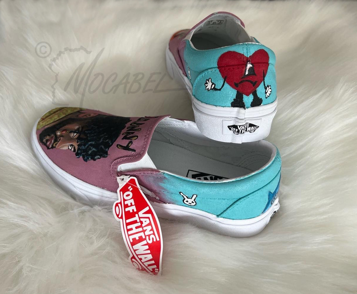 Custom Portrait Art Vans