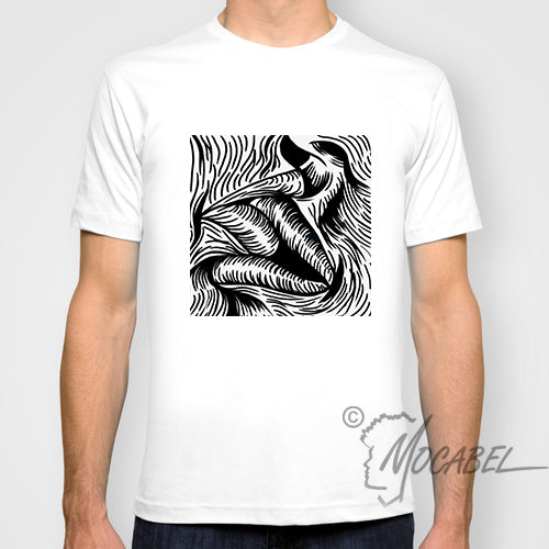 The Kiss - Crew Neck Graphic T
